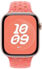 Фото: Ремінець Apple for Apple Watch 46mm - Nike Sport Band Magic Ember - S/M (MYLF3) № 3 | KTC