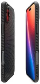 Фото: Чохол Spigen for Apple iPhone 16 Plus - Liquid Air Matte Black (ACS08066) № 6 | KTC
