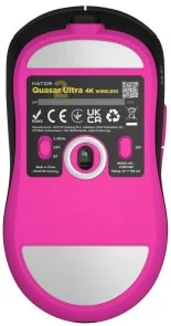 Фото: Миша Hator Quasar 2 Ultra 4K Wireless Black/Pink (HTM570BP) № 4 | KTC