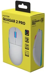 Фото: Миша Hator Quasar 2 Pro Wireless White/Cyan (HTM561WC) № 5 | KTC