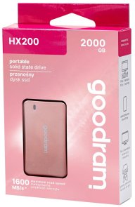 Зовнішній SSD-накопичувач GOODRAM HX200 2TB Rose Gold (SSDPR-HX200-2K0-RG)