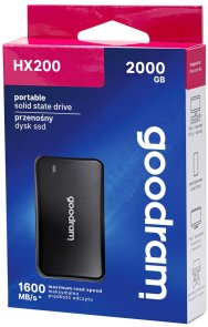 Зовнішній SSD-накопичувач GOODRAM HX200 2TB Black (SSDPR-HX200-2K0)