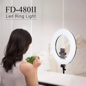 Фото: Світлодіодне селфі-кільце Veron FD-480 II LSD 96W White № 7 | KTC