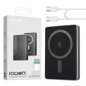 Фото: Батарея універсальна Veron Q22 magnetic fast 10000mAh 22.5W Black № 4 | KTC