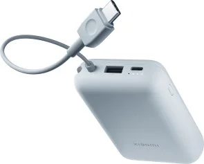 Фото: Батарея універсальна Xiaomi 10000mAh 22.5W Integrated Cable Blue (BHR9073GL) № 5 | KTC