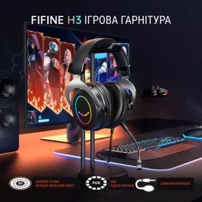 Фото: Гарнітура Fifine H3 RGB Black № 14 | KTC