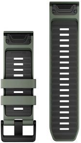 Ремінець Garmin for Fenix 8 QuickFit - 26mm Watch Bands Willow/Graphite Silicone (010-13393-04)