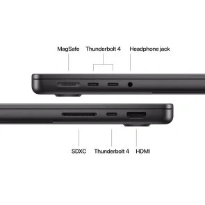 Фото: Ноутбук Apple MacBook Pro 14.2 M4 10GPU Space Black (MW2V3) № 7 | KTC
