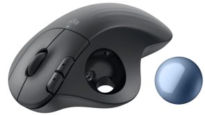 Миша Logitech Ergo M575S Wireless Graphite/Blue Ball (910-007029)