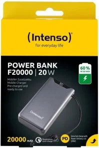 Фото: Батарея універсальна Intenso F20000 20000mAh 20W Grey (7332054) № 3 | KTC