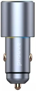 Фото: Автомобільний зарядний пристрій Proove Double Energy 50W metal gray (ACDE50022206) № 3 | KTC