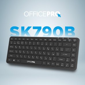 Клавіатура OfficePro SK790B Wireless Black