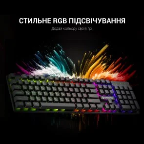 Фото: Клавіатура GamePro GK296 Black № 8 | KTC