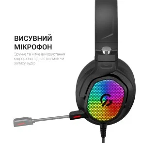 Фото: Гарнітура GamePro HS1300 7.1 RGB Black № 8 | KTC