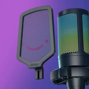 Фото: Мікрофон Fifine A6V AMPLIGAME RGB Black № 13 | KTC