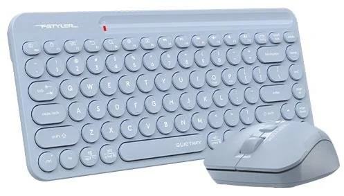 Фото: Комплект клавіатура+миша A4tech FG3200 Air2 Wireless Blue (FG3200 Air2 (Blue)) № 2 | KTC