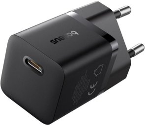 Зарядний пристрій Baseus GaN5 Fast Charger mini 1C 25W Black (P10110909113-00)