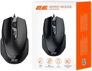 Фото: Миша 2E MF180 Black (2E-MF180UB) № 3 | KTC