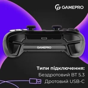 Фото: Геймпад GamePro GPS13B Wireless Black № 7 | KTC