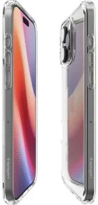 Фото: Чохол Spigen for Apple iPhone 16 Pro Max - Ultra Hybrid Crystal Clear (ACS07992) № 4 | KTC