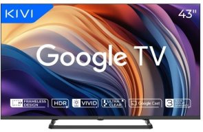 Телевізор LED Kivi 43U710QB (Google TV, Wi-Fi, 3840x2160)