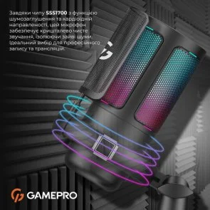 Фото: Мікрофон GamePro UGM105 Black (UGM105B) № 9 | KTC