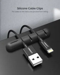 Фото: Тримач-затискач для кабелю UGREEN LP114 Cable Organizer (2 pack) Black (30762) № 3 | KTC