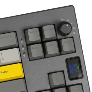 Клавіатура Epomaker Shadow-X Flamingo Switch Hot-Swap RGB WL/BT/USB Black (SHX-B-F)
