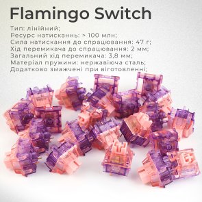 Клавіатура Epomaker Shadow-X Flamingo Switch Hot-Swap RGB WL/BT/USB Black (SHX-B-F)