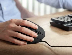 Фото: Миша Sandberg Wired Vertical Mouse Pro Black (630-14) № 8 | KTC