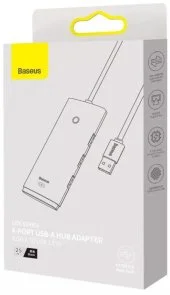 Фото: USB-хаб Baseus Lite Series 4 Port Black (WKQX030001) № 5 | KTC