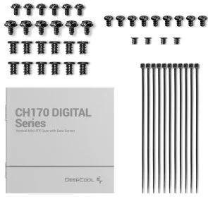 Фото: Корпус Deepcool CH170 Digital Black with mesh side panel (R-CH170-BKNPI0D-G-1) № 12 | KTC