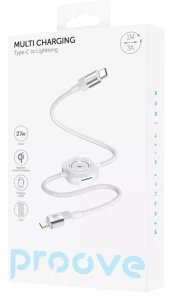 Кабель Proove Multi Charging 27W Type-C / Lightning 1m White (CCMT27004101)