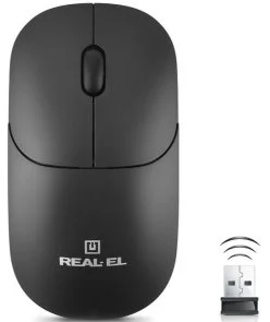 Фото: Миша Real-EL RM-313 Wireless Black (EL123200042) № 3 | KTC