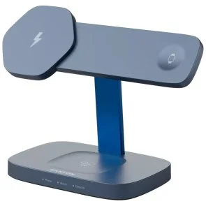 Фото: Бездротова зарядна станція Canyon Hexagon WCS-310 3in1 24W Dark Grey/Blue (CNS-WCS310DGBL) № 5 | KTC
