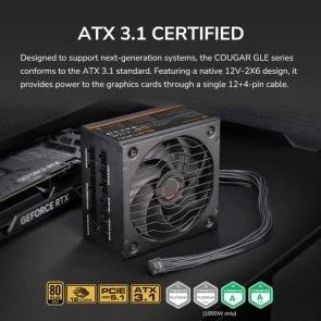 Фото: Блок живлення Cougar 1000W GLE 1000 (GLE1000) № 17 | KTC