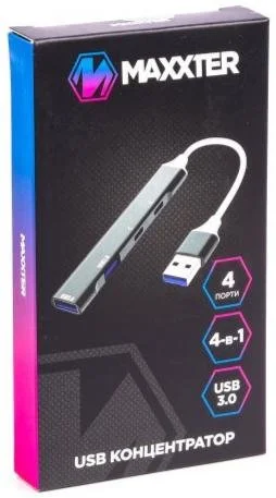 Фото: USB-хаб Maxxter HU3A-4P-03 № 4 | KTC