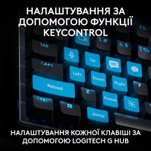 Фото: Клавіатура Logitech G Pro X TKL Rapid Linear Black (920-013233) № 5 | KTC