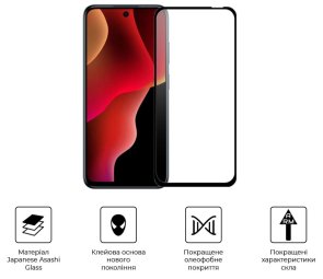 Захисне скло ArmorStandart for Infinix Hot 50i/Smart 9 - Pro Black (ARM80936)