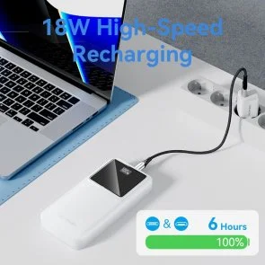 Фото: Батарея універсальна Vention 20000mAh 22.5W Black (FHLB0) № 12 | KTC