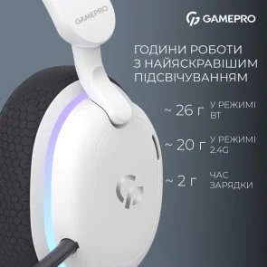 Фото: Гарнітура GamePro Asgard Bragi White (HSW250W) № 11 | KTC