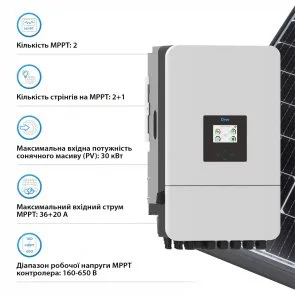 Інвертор Deye SUN-20K-SG05LP3-EU-SM2 20000W