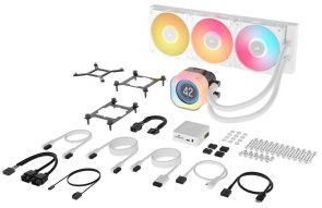 Система рідинного охолодження Corsair iCUE Link Titan 360 RX LCD White (CW-9061026-WW)