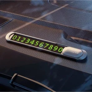 Фото: Тимчасова карта паркування Proove Parking Number Plate Metal Lock dark gray (AAPM00000005) № 7 | KTC