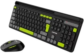 Фото: Комплект клавіатура+миша Canyon HSET-W5 Wireless Black (CNS-HSETW5BK) № 4 | KTC