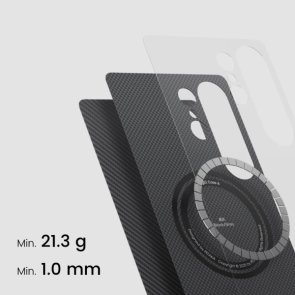 Чохол Pitaka for Samsung Galaxy S25 Ultra - Ultra-Slim Classic Twill 600D Black/Grey (KS2501U)