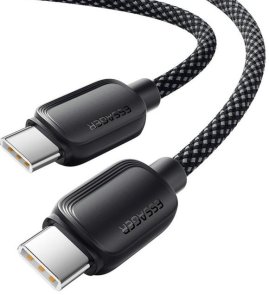 Кабель Essager Breeze 100W Type-C / Type-C 1m Black (EXCTT1-WL01-P)