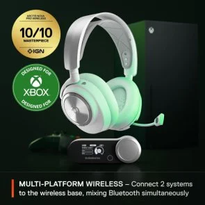 Фото: Гарнітура SteelSeries Arctis Nova Pro X Wireless White (61525) № 6 | KTC