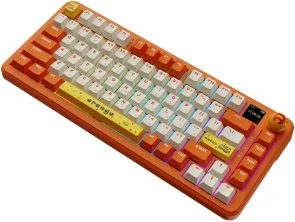 Фото: Клавіатура Ajazz AK820 Max Avocado Switch RGB With Screen Wireless Orange (AK820MAX-AS-OW) № 5 | KTC