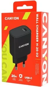 Фото: Зарядний пристрій Canyon H-20-02 20W Black (CNE-CHA20B02) № 4 | KTC